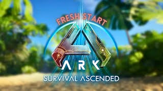 ARK Survival Ascended E1  Fresh Start and lightly Modded [upl. by Medovich215]