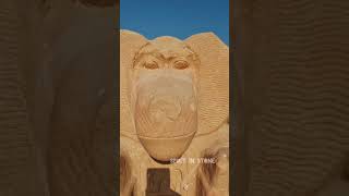 ANCIENT Egyptian BABOON🐒 Ramesseum Luxor [upl. by Adnimra530]