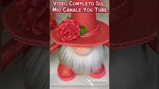 ❤️GNOMO Valentino faidate💘DIY VALENTINES DAY GNOME ❤️shorts [upl. by Sheedy]