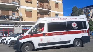 X2 Ambulanze Croce Rossa in Emergenza Cosenza [upl. by Floris]