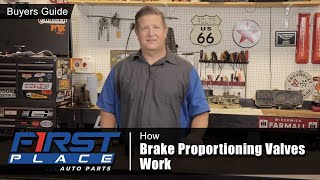 How A Brake Proportioning Valves work [upl. by Airet]