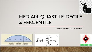 Median Quartiles  Deciles and Percentiles for Group and Ungroup data UrduHindi Facts of Stats [upl. by Richmond]