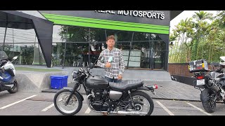 ARDBOY มารับรถ Kawasaki W800 Street [upl. by Tolmach490]