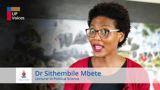 UP Voice Dr Sithembile Mbete [upl. by Ihcas]