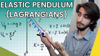 Lagrangians Detailed example elastic pendulum [upl. by Helaine]