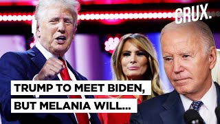 Biden Invites Trump To White House But Why Is Melania Refusing To Go [upl. by Cleopatre]