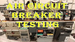 Air Circuit Breaker Testing  ACB Insulation Testing  ACB Meggering  Air Circuit Breaker Operation [upl. by Lemuelah]