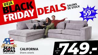 Déjà Black Friday Deals  Jusquà 59 de rabais  Seats and Sofas [upl. by Darryn]