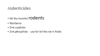 types of pesticides plant pathology [upl. by Euqininod]