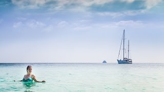 Sailing the Mergui Archipelago Islands Myanmar  Cinematic Yachting Experience [upl. by Manno966]