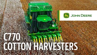 Gain Ground with the C770 Cotton Harvesters  John Deere [upl. by Tyrus]