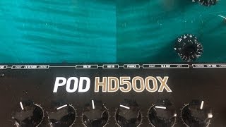 Line 6 POD HD500X Eric Johnson Clean Patch [upl. by Cyprio]