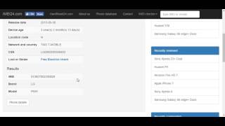 LG warranty check by IMEI [upl. by Alisha]