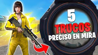 5 TRUCOS Y CONSEJOS para jugar quotPRECISO EN MIRAquot en CELULAR Free Fire 2024 PARTE 2 [upl. by Cirderf]