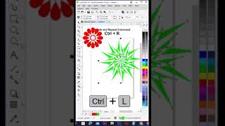 Rotate and Repeat Command in CorelDraw shorts [upl. by Fennell]