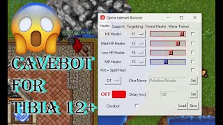 PTBR  ENGLISH TibiaCopilot  Cavebot for Tibia 12 Update [upl. by Ateekram]