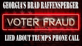 NOW THERES PROOF BRAD RAFFENSPERGER LIED TO TRUMP WHEN HE TOLD HIM THERE WAS NO FRAUD IN 2020 [upl. by Cahra]