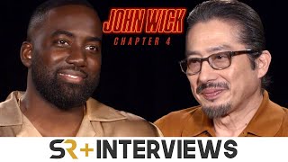 Hiroyuki Sanada amp Shamier Anderson Talk John Wick Chapter 4 [upl. by Allistir]