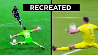 Emi Martinez Recreating His Most Famous Save [upl. by Yraunaj]