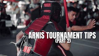 Arnis Tournament Tips  Point Sparring Competitions [upl. by Dragde]