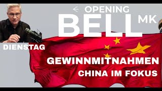 Gewinnmitnahmen  China im Fokus und Salesforce HP nach dem Closing [upl. by Mal996]