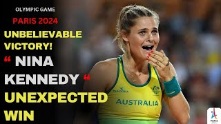 quotUnbelievable Victoryquot Nina Kennedy Crowned Olympic Champion in shocking pole vault Final  nina [upl. by Novah313]