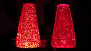 Fast vs Slow glitter in a Lava Lite glitter lamp [upl. by Direj364]