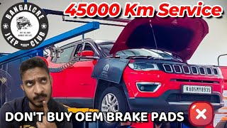 JEEP COMPASS Service Cost  45000 kms 3 year service [upl. by Vander]