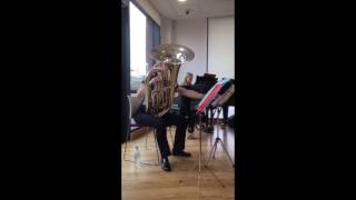 Vaughan Williams  Concerto for bass tuba and piano Tuba Sarah Billard Piano Lauryna Sableviciute [upl. by Iruy]