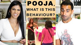 POOJA WHAT IS THIS BEHAVIOUR REACTION  Bigg Boss India [upl. by Kaufman]