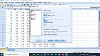 Seleccionar casos en SPSS [upl. by Marcoux]