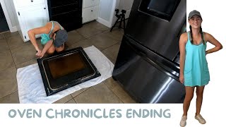 Easy Oven Door Glass Replacement  Repair and Replace Frigidaire [upl. by Graeme910]