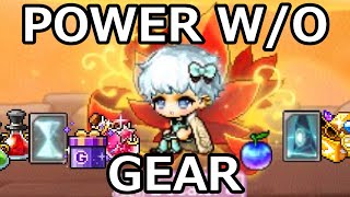 MapleStory  Stronger WITHOUT Gear Guide 2023 [upl. by Haily]