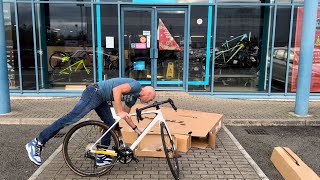 Unboxing Trek Madone SL6 Gen8 White Prismatic at Wheelworx Bike Store Dublin Ireland [upl. by Neevan]