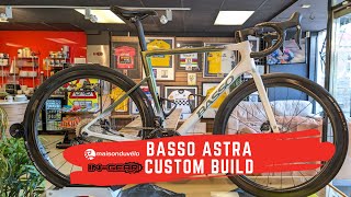 Basso Astra with Ultegra Di2 and Custom build wheels [upl. by Akeenat805]