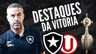 DESTAQUES DA VITOÌRIA DO BOTAFOGO PARA CIMA DO UNIVERSITAÌRIO E FALAS DE ARTUR JORGE [upl. by Jeb]