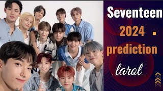 SEVENTEEN 2024 prediction tarot reading [upl. by Eneirda589]