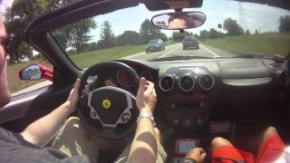 Driving Ferrari F430 in Maranello Italy [upl. by Viviana]