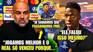 🚨 EITA GUARDIOLA PERDEU A LINHA e OLHA O QUE O VINI E O RODRYGO FALARAM [upl. by Paver]