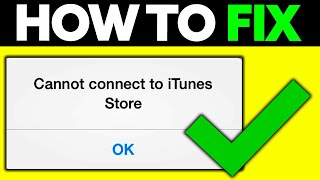 How To FIX Cannot Connect to iTunes Store on IPAD 1 2024 [upl. by Arihaz]