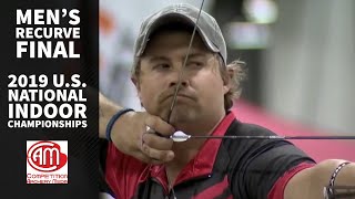 2019 US Archery Indoor National Championships Final Mens Recurve [upl. by Jamila]