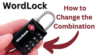 StepbyStep Guide to Changing Your Wordlock Travel Lock Combination [upl. by Ariom]