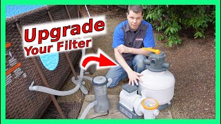 Sand Filter for above ground pool Bestway [upl. by Naoma]