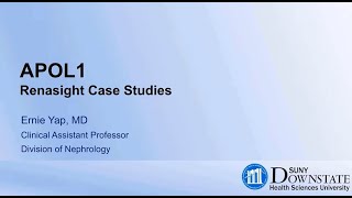 Dr Ernie Yap describes his experience using a broad genetic panel in patients with FSGS APOL1 [upl. by Maril]