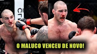 Sean Strickland DOMINA Jack Hermansson em LUTA no UFC VEGAS 47 RESULTADOS UFC VEGAS 47 ufcvegas [upl. by Ahnavas422]