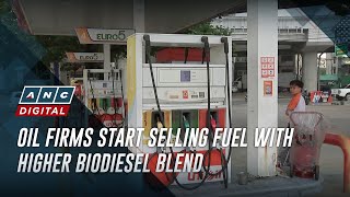 Oil firms start selling fuel with higher biodiesel blend  ANC [upl. by Sewell]