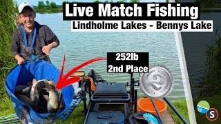 Live Match Fishing  Lindholme Lakes Bennys Lakes [upl. by Zarihs]