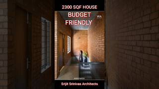 Modern Brick house In India  shorts architecture whyarch architect home [upl. by Airdnahs333]