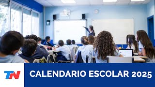 CALENDARIO ESCOLAR 2025 El inicio a clases ya tiene fecha definida en la provincia de Buenos Aires [upl. by Airtemed]