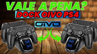 Vale a Pena Base Carregador Duplo  Dock Charge Controle PS4 Da Oivo  Review [upl. by Rumery]